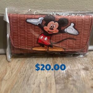 Kids Cartoon Character Wallet - Red and Black